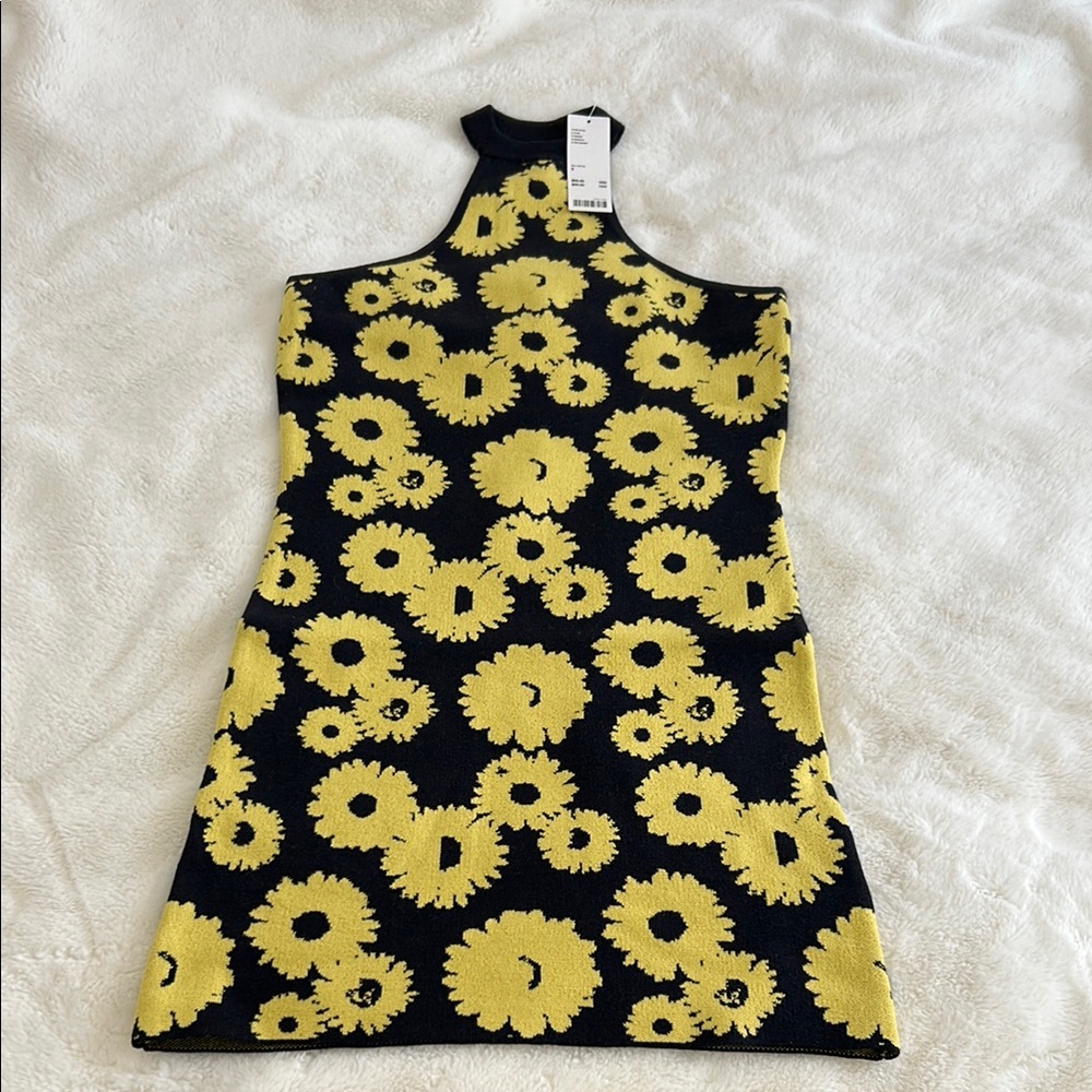 Urban Outfitters Black and Yellow dress